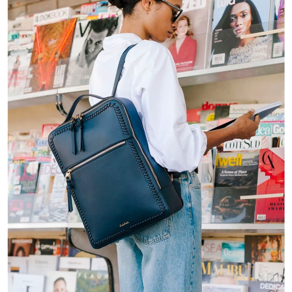 Calpak Navy Backpack - image 4